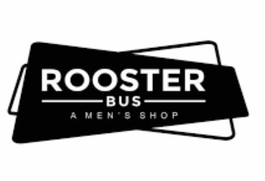 Logo of Rooster Bus, a men's shop, on a white background